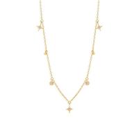 STOPI Anice Stellato Collana in Argento Sterling 925 per Donna Regalo Collare Lunga Catena Pendente Gioielleria Girocollo Tendenza