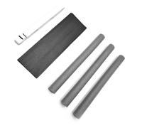 Stopper per porte antifurto impermeabile e insonorizzato da 36,2 pollici in nero per interno ed esterno