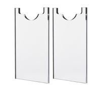 Stoppers Del Divano-Spacer A Parete A Letto Trasparente In 2 Pezzi, Cuscinetti Per Stabilizzatore Di Mobili Non Slip | Sicurezza Acrylic Teward State Rumpars, Miglioramento Del Flusso D'aria, Protezio
