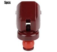 Stoppers per bottiglie di vino 5 pezzi, tappa di tappa di champagne reusobile in suusibile con un tappo di sigillatura incorporato per il vino Cava per prosecono Cava (Rosso)