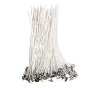 Stoppini per Candele, 50 Pezzi Stoppini di Naturali Candela, Stoppino in Cotone Naturale per Fabbricazione di Candele Candela Fai da Te (10cm)