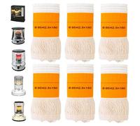 Stoppini Per Forno A Petrolio Per Interni,6 Pezzi Ricambio Per Riscaldamento A Petrolio,Stoppino Per Forno A Petrolio Per Interni,Stoppini Per Riscaldamento A Petrolio Per Riscaldatori A Olio