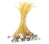 Stoppini Pre Cerati In Cera D'api Da 100 Pezzi 20 Cm Per La Fabbricazione Di