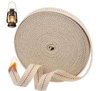 Stoppino di Ricambio per Lampade a Olio, 3m Ø 20 mm Lampada a olio di Cotone, Piatto Stoppino, Stoppini Per Lampade Ad Olio, Per Lampade A Olio, Bruciatori A Olio, Accessori Fai Da Te e Candele