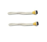 Stoppino Lampada a Olio, Olio Sostituzione di Stoppino per Lampada di Fragranza Fare Bruciatore Catalitico Diffusore Aromaterapia (13mm/golden/2pcs)