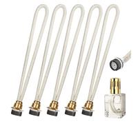 Stoppino Lampada Catalitica, Set di 5 Pezzi Stoppino per Lampada, Stoppini per Lampada Profumata, Stoppino per Lampada ad Olio di Fragranza per Diffusore di Aromaterapia per Migliorare L'Aria