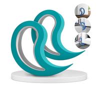 Stoppy, Stoppi, Fermafinestre, Fermafinestra, Fermaporte, Fermaporta, set di 2 (disponibile in 14 colori) (Petrol)
