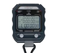 Stoptec Cronometro PC-505 EL | Display a tre righe | Misurazione dei tempi intermedi | Misurazione del numero di colpi | Meccanica del punto di pressione | Illuminazione a LED | 500 Memoria
