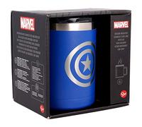 Stor 01027 Marvel/Tazza Thermos in Acciaio Inox - 380 ml - Thermos per Il Caffé, Riutilizzabile per Bevande Calde/Fredde con Sistema di Isolamento sottovuoto a Doppia Parete e Coperchio Senza BPA.