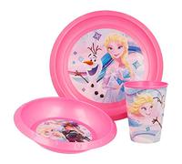 STOR 3 Pcs Easy Set In Gift Box Frozen Iridescent Aqua - Set di stoviglie unisex
