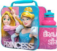 Stor 3D Principesse Disney Borsa Pranzo Termica Con Bottiglia