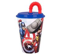 Stor Avengers Bicchiere C/Cannuccia 430ml