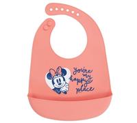 Stor BABERO IN SILICONE MINNIE MOUSE HEART FULL
