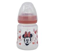 STOR BIBERON A COLLO LARGO 150 ML TETTARELLA IN SILICONE 3 POSIZIONI MINNIE MOUSE HEART FULL
