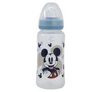 STOR BIBERON - Collo largo 360 ml TETINA SILICONE 3 POSIZIONI MICKEY MOUSE FULL OF SMILES