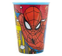 Stor Bicchiere Bambini Marvel Spiderman 260ML, in plastica senza BPA, facile da lavare e riutilizzabile