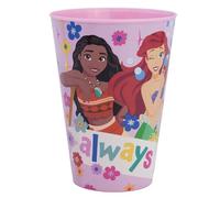 Stor Bicchiere Bambini Principesse Disney in Plastica 430ml - Senza BPA, Infrangibile, per Bambini e Bambine