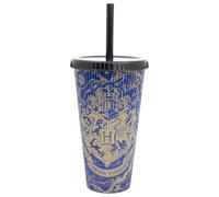 Stor Bicchiere Caffe da Viaggio con Coperchio e Cannuccia Harry Potter 790ml - Polipropilene Riutilizzabile Senza BPA - Tumbler Grande