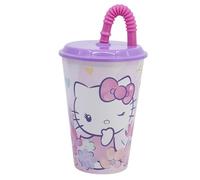 STOR BICCHIERE CON CANNUCCIA EASY 430 ML HELLO KITTY