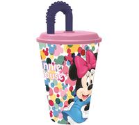 STOR Bicchiere Minnie Sport 430ml Disney tazza per bambini in plastica Auto