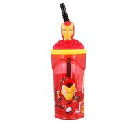 Stor Bicchiere FIGURITA 3D 360 ML Avengers Comic Heroes Iron Man, Multicolore, 1 unità (Confezione da 1)