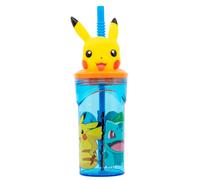 Stor Bicchiere Pokemon 3d Figure Straw 360ml 360ml