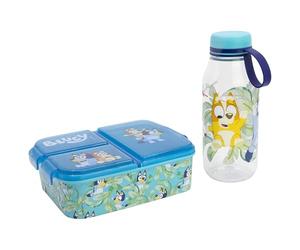 Stor Bluey - Set di bottiglie da 650 ml, con 3 scomparti