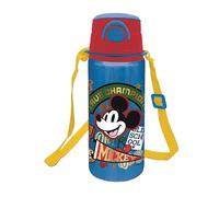 BOTTIGLIA RIUTILIZZABILE POP UP IN ALLUMINIO CON TRACOLLA 730 ML | MICKEY TRUE CHAMPIONS