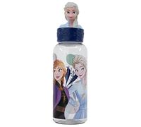 Borraccia 3D Originale Disney Frozen da 560 ml con coperchio decorato.