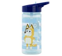 Stor Bluey - Borraccia quadrata riutilizzabile con cannuccia incorporata da 510 ml
