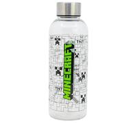 Stor Borraccia Riutilizzabile Minecraft 850ml Plastica Senza BPA con Tappo a Vite Metallico Anti-Goccia per Scuola Sport Lavoro