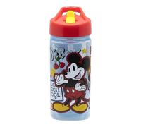 Stor Borraccia riutilizzabile quadrata con cannuccia incorporata da 510 ml di Topolino