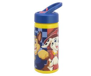 Stor Borraccia Sportiva Paw Patrol con Cannuccia e Manico 410ml - Bottiglia Bambini Riutilizzabile Senza BPA per Scuola Sport e Gite