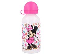 STOR Bottiglia Flacone in Alluminio Piccolo 400 ml Minnie SO Edgy Bows, Multicolore, Estándar
