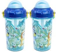 Stor BOTTIGLIA RIUTILIZZABILE CON CANNUCCIA DE 465 ML | BLUEY (Confezione da 2)