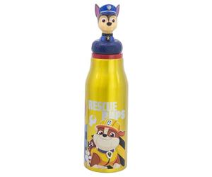 Stor BOTTIGLIA RIUTILIZZABILE IN ALLUMINIO CON FIGURINA 3D 690 ML | PAW PATROL BOY RESCUE PUPS