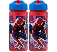 Stor BOTTIGLIA RIUTILIZZABILE SQUARE DE 510 ML | SPIDERMAN ARACHNID GRID (Confezione da 2)
