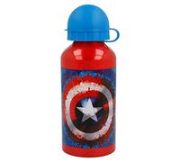 Stor Captain America | Bottiglia in aluminio per Bambini - Borraccia Infantile - Bottiglia d’Acqua reutilizzabile - 400 ML