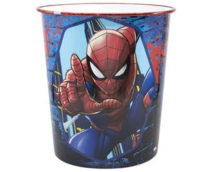 Stor Cestino Pattumiera in Plastica Spider-Man 9923ml - Contenitore Decorativo per Cameretta Bambini, Design Leggero e Resistente per Ragazzi e Ragazze