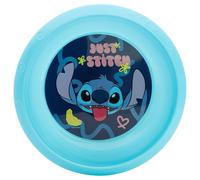 STOR Ciotola in plastica originale Disney Stitch per bambini piccoli, adatta al microonde, facile da pulire e riutilizzabile.