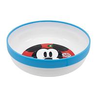 Stor Ciotola per bambini riutilizzabile bicolore con fondo antiscivolo Topolino