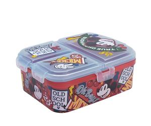 Stor Contenitore per il pranzo per bambini multiplo XL con 4 scomparti Topolino