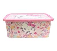Stor Hello Kitty - Scatola portaoggetti con chiusura a Click, 13 litri