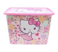 Stor Hello Kitty - Scatola portaoggetti con chiusura a Click, 23 litri