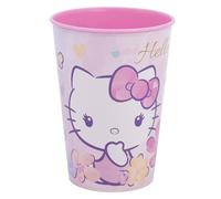 Stor Hello Kitty - Tazza riutilizzabile per bambini in plastica, 260 ml