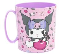 Kuromi - Tazza riutilizzabile per microonde, 390 ml, in plastica