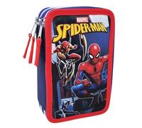 Stor Marvel Astuccio Multiscomparto Iron Spiderman Completo 44 Pezzi Penne Matite Colorate Pennarelli