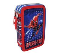 Stor Marvel Astuccio Multiscomparto Spiderman Completo 44 Pezzi Penne Matite Colorate Pennarelli