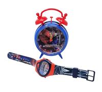 Stor Marvel Set The Amazing Spiderman Sveglia da Comodino e Orologio da Polso Digitale con Cinturino Regolabile