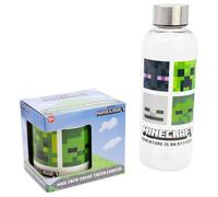 Stor Minecraft - Borraccia in plastica idroplastica da 850 ml e tazza in ceramica da 325 ml